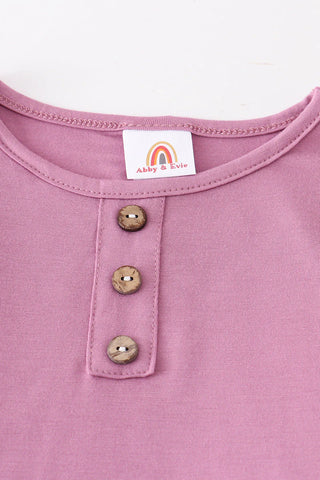 Lilac bamboo pajamas set, A Blissfully Beautiful Boutique - A Blissfully Beautiful Boutique