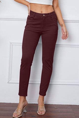 StretchyStitch Pants by Basic Bae, Trendsi - A Blissfully Beautiful Boutique