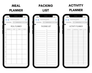 Digital Travel Phone Planner Neutral