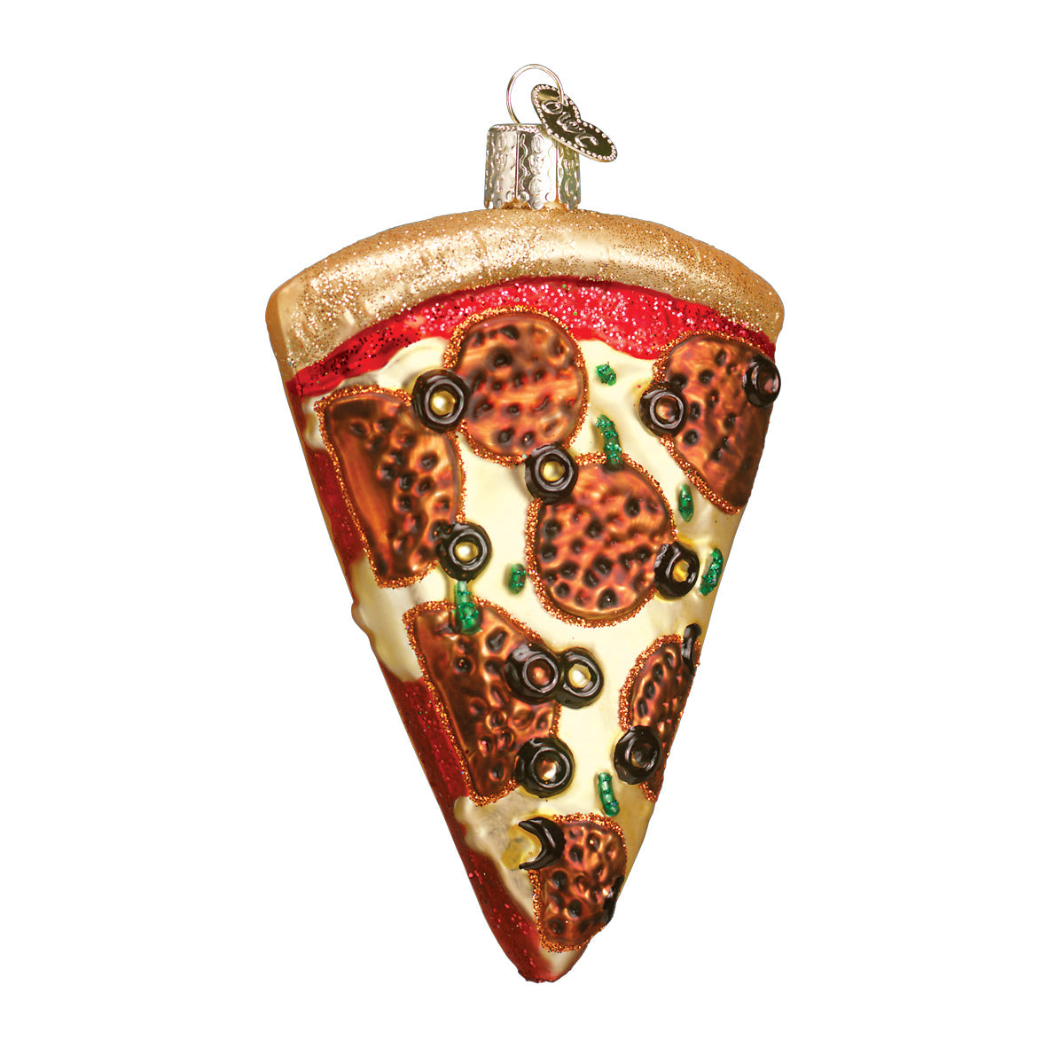 Old World Christmas Pizza Slice Ornament - Thumbnail 2