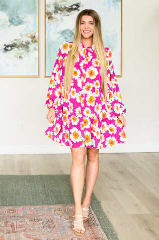 Magnificently Mod Floral Shirt Dress, Ave Shops - A Blissfully Beautiful Boutique