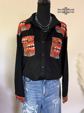 Flatland Fringe Button Up, Rowdy Crowd Clothing - A Blissfully Beautiful Boutique