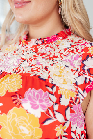 Among The Flowers Floral Top, Ave Shops - A Blissfully Beautiful Boutique