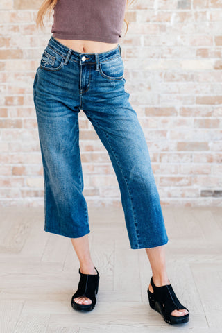 Hayes High Rise Wide Leg Crop Jeans, Ave Shops - A Blissfully Beautiful Boutique