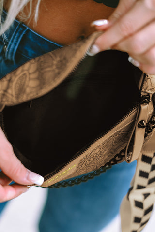 Camel Colorblock Strap Chain Shoulder Bag With Coin Purse, A Blissfully Beautiful Boutique - A Blissfully Beautiful Boutique