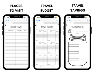 Digital Travel Phone Planner Neutral