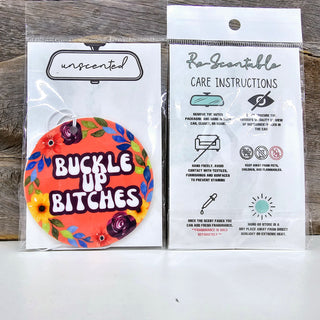 Buckle Up Re-Scentable Car Freshener, Tea Shirt Shoppe - A Blissfully Beautiful Boutique