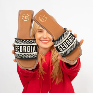 Bobbie Sandals Embroidered Georgia, MODAPASSO - A Blissfully Beautiful Boutique