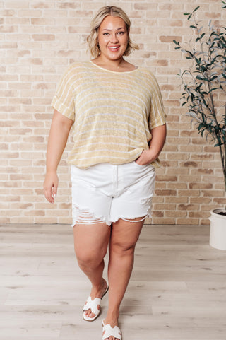 Simply Sweet Striped Top, Ave Shops - A Blissfully Beautiful Boutique