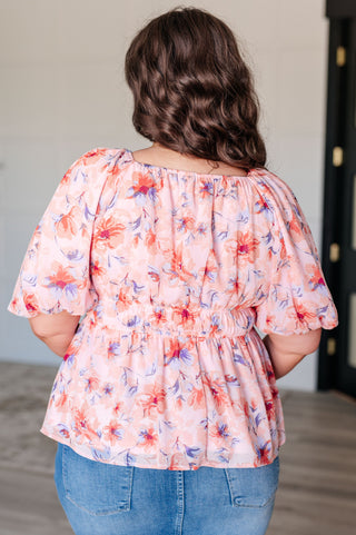 A Powerful Force Square Neck Balloon Sleeve Blouse, Ave Shops - A Blissfully Beautiful Boutique