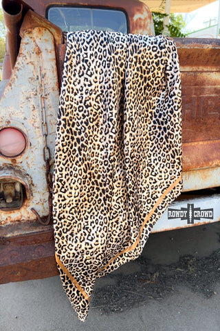 Liberty Leopard Wild Rag/ Scarf, Rowdy Crowd Clothing - A Blissfully Beautiful Boutique