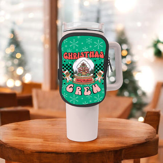 Christmas Crew Zippered Pouch/Bag For 40oz Tumbler, Tea-Shirt Shoppe - A Blissfully Beautiful Boutique
