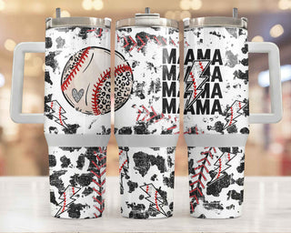 Baseball Mama 40oz Tumbler, Tea-Shirt Shoppe - A Blissfully Beautiful Boutique