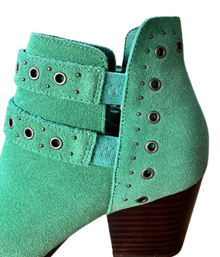 Elsa Leather Ankle Boot in Teal, Ave Shops - A Blissfully Beautiful Boutique