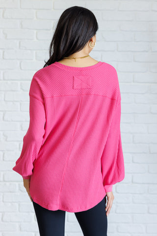 Good Things Are Coming V-Neck Top in Pink, Ave Shops - A Blissfully Beautiful Boutique