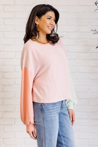 Hit Me With Your Best Shot Colorblock Top in Multicolor, Ave Shops - A Blissfully Beautiful Boutique