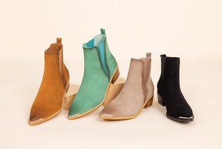 Wylie Suede Ankle Boot in Tan, Ave Shops - A Blissfully Beautiful Boutique