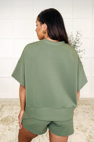 Slow Sunday Ribbed Knit Set in Light Olive, Ave Shops - A Blissfully Beautiful Boutique