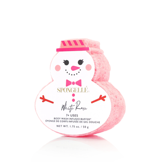 White Rose | Holiday Snowman, Spongellé - A Blissfully Beautiful Boutique