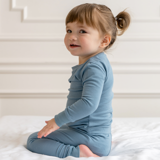 Toddler/Kids Bamboo Pajamas - Ocean Blue, Dreamland Baby - A Blissfully Beautiful Boutique
