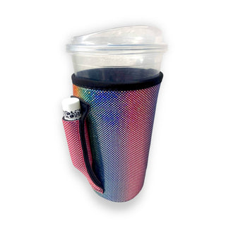 Cosmic Craze 16oz PINT Glass / Medium Fountain Drinks and Hot Coffee Handlers™, Drink Handlers - A Blissfully Beautiful Boutique