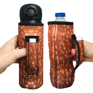 Deer Hide 16-24oz Water Bottle Handler™, Drink Handlers - A Blissfully Beautiful Boutique