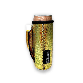 Glimmering Gold 12-16oz Slim Can Handler™, Drink Handlers - A Blissfully Beautiful Boutique