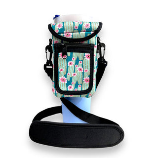 Green Cactus Wrap Around Drink Pocket, Drink Handlers - A Blissfully Beautiful Boutique