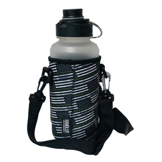 Green Line 30-40oz Tumbler Handler™  With Carrying Strap, Drink Handlers - A Blissfully Beautiful Boutique