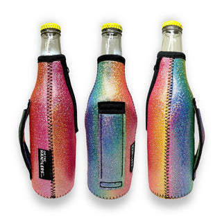 Iridescent Rainbow 12oz Bottleneck Handler™, Drink Handlers - A Blissfully Beautiful Boutique