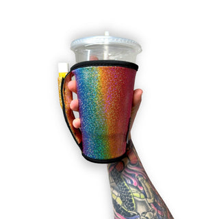 Iridescent Rainbow Large / XL  Bottomless Handler™, Drink Handlers - A Blissfully Beautiful Boutique