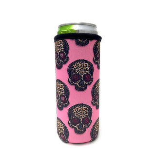 Leopard Sugars 12oz Slim Can Sleeve, Drink Handlers - A Blissfully Beautiful Boutique