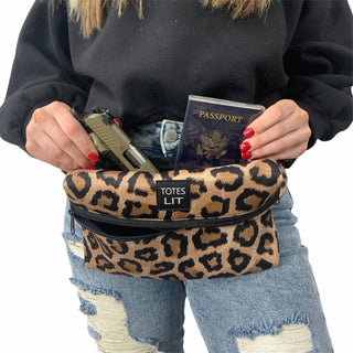 Leopard Fanny Packin' Tote, Drink Handlers - A Blissfully Beautiful Boutique