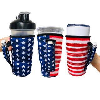 Merica 20oz Large Coffee / Tea / Tumbler Handler™, Drink Handlers - A Blissfully Beautiful Boutique