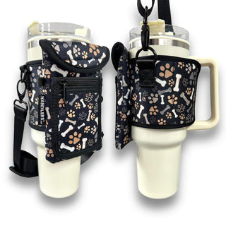 Puppy Paws Wrap Around Drink Pocket, Drink Handlers - A Blissfully Beautiful Boutique
