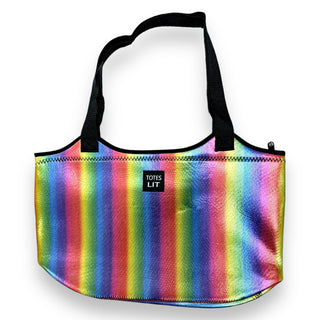 Radiant Rainbow Neoprene Tote, Drink Handlers - A Blissfully Beautiful Boutique