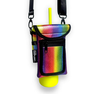 Radiant Rainbow Wrap Around Drink Pocket, Drink Handlers - A Blissfully Beautiful Boutique