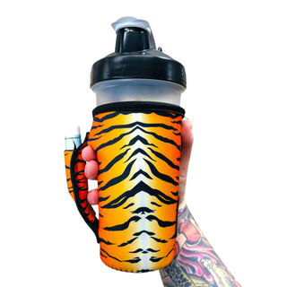 Tiger stripes 20oz Large Coffee / Tea / Tumbler Handler™, Drink Handlers - A Blissfully Beautiful Boutique