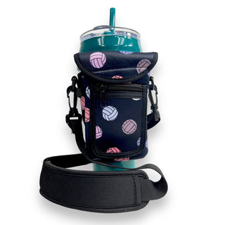 Volleyball Wrap Around Drink Pocket, Drink Handlers - A Blissfully Beautiful Boutique