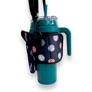 Volleyball Wrap Around Drink Pocket, Drink Handlers - A Blissfully Beautiful Boutique