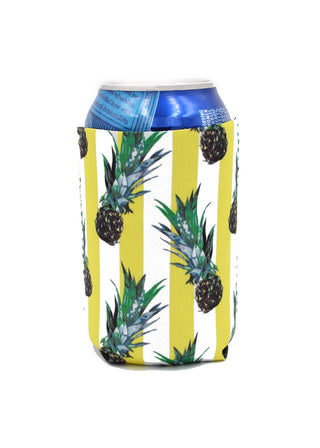 Yellow Pineapple 12oz Regular Can Sleeve- Limited Edition*, Drink Handlers - A Blissfully Beautiful Boutique
