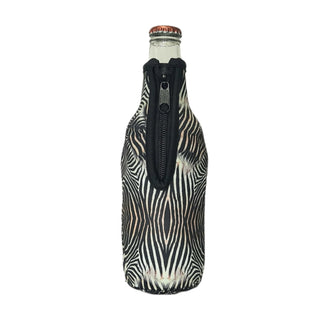 Zebra Bottleneck Sleeve, Drink Handlers - A Blissfully Beautiful Boutique