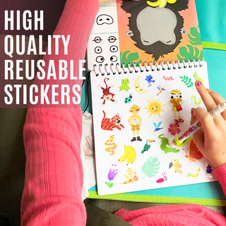 Totebook Kids Dry Erase Travel Activity Book, UnbuckleMe® - A Blissfully Beautiful Boutique