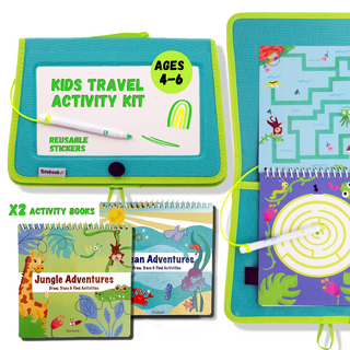 Totebook Kids Dry Erase Activity Kit - Set of 2 Books, UnbuckleMe® - A Blissfully Beautiful Boutique