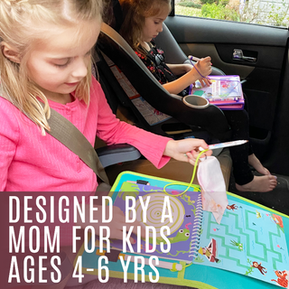 Totebook Kids Dry Erase Travel Activity Book, UnbuckleMe® - A Blissfully Beautiful Boutique
