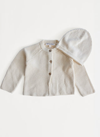 Ivory Knit Cardigan, Timo & Violet - A Blissfully Beautiful Boutique