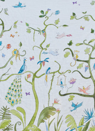 Tropical Chinoiserie Shawl Blanket, Timo & Violet - A Blissfully Beautiful Boutique