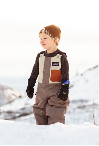 Waterproof Snow bib for youth and toddler, Keep the Littles Wild - A Blissfully Beautiful Boutique
