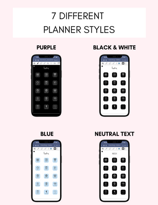 Digital Phone Planner Bundle, Jessica Autumn - A Blissfully Beautiful Boutique