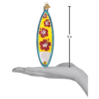 Surfboard Ornament, Old World Christmas - A Blissfully Beautiful Boutique